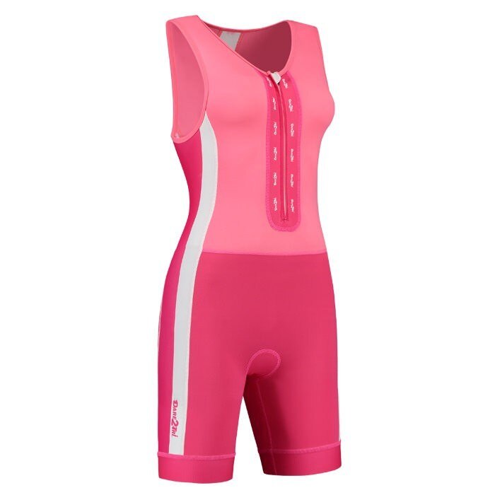 Costum triatlon dama CoolMax Dare2Tri, 2618, Roz/Alb