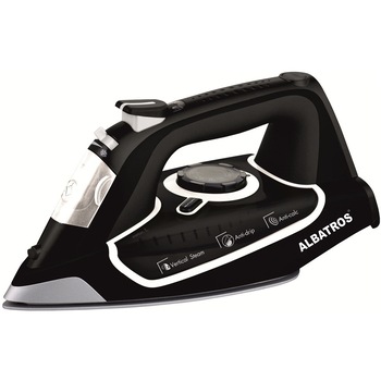 Fier de calcat Albatros Luxury, Talpa ceramica, 3000 W, Negru Fier de calcat Albatros Luxury, Talpa ceramica, 3000 W, Negru