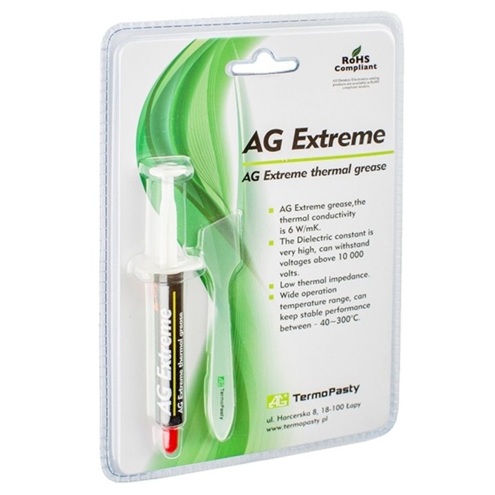 Pasta termoconductoare, 6W/mK, siringa 3 grame