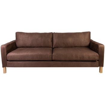 Calina Canapea Extensibila 3 Locuri, Stofa Maro, 226 x 93 x 56cm Calina Canapea Extensibila 3 Locuri, Stofa Maro, 226 x 93 x 56cm