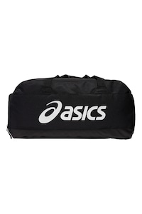 Asics, Унисекс спортна чанта с лого, Черен