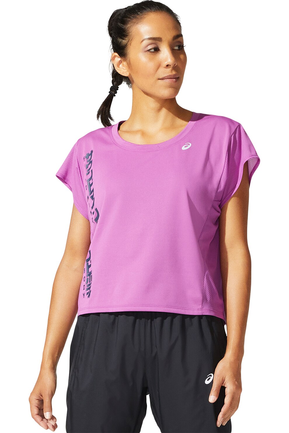 Asics, Tricou pentru alergare SMSB, Lila