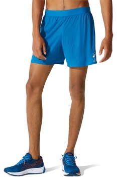 Asics, Pantaloni scurti din material respirabil pentru alergare Ventilate, Albastru Asics, Pantaloni scurti din material respirabil pentru alergare Ventilate, Albastru