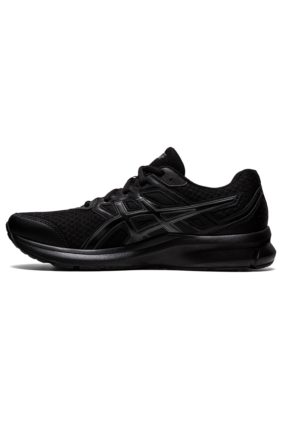 Asics, Pantofi cu insertii de plasa pentru alergare Jolt 3, Negru, 7