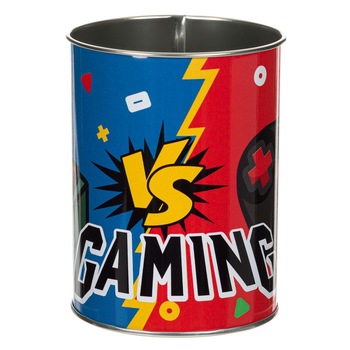 Suport pentru pixuri/creioane, Zola, model GaminG, 8x10.5 cm Suport pentru pixuri/creioane, Zola, model GaminG, 8x10.5 cm