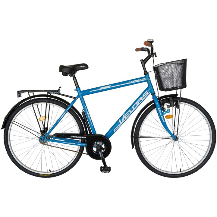 Градски велосипед 28" велур V2893A, син/бял