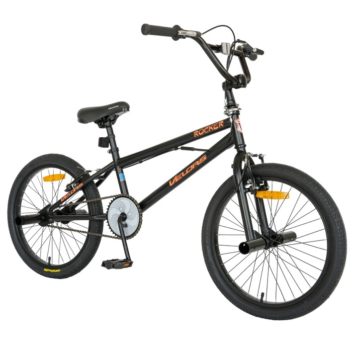 Velors V2016A BMX 20 " Kerékpár, Fekete/Narancssárga