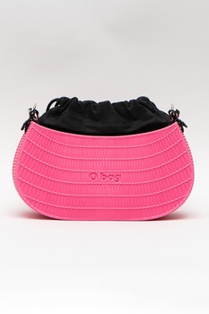 o bag geanta baguette cu model modular si aspect texturat o-swing fucsia imagen 43_0_
0