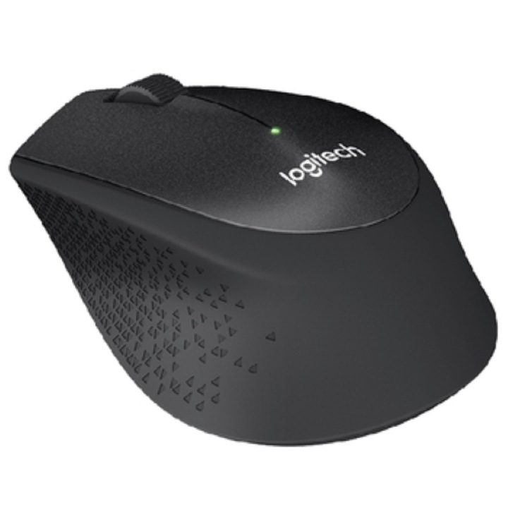Мишка Logitech M330, Безжична, 1000dpi, 3btn, Черна, Оптична, Wireless Mouse