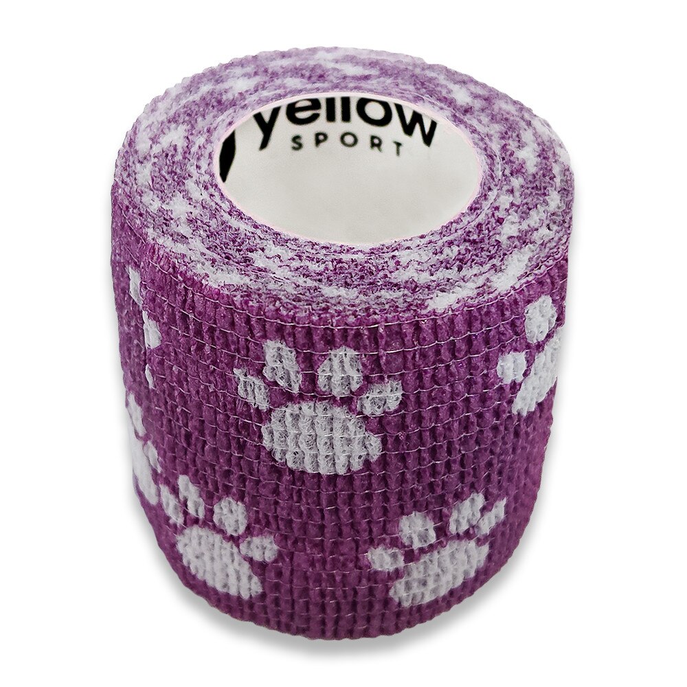 Bandaj auto-coheziv mov cu labute 5cmX4.5m Zarys