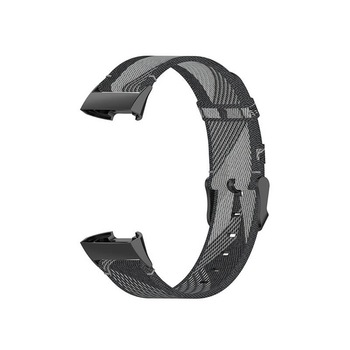 Curea de schimb Edman pentru Fitbit Charge 3 / 4 / 3 SE, material textil, Negru Curea de schimb Edman pentru Fitbit Charge 3 / 4 / 3 SE, material textil, Negru