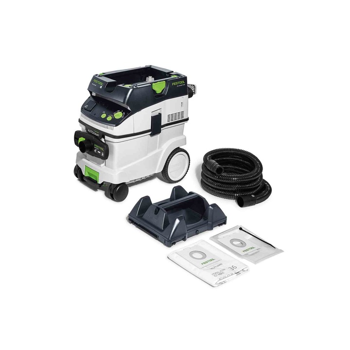 Прахосмукачка 1200 W, Мобилна, капацитет на резервоара 36 литра, Festool CLEANTEC CTL 36 E AC-PLANEX