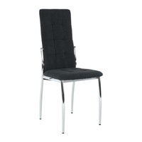 scaun bucatarie cadru metalic  stofa gri inchis 42x505x 99 cm bortis impex imagen 34_0_
0