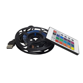 Banda led iluminare fundal tv 2m cu telecomanda Banda led iluminare fundal tv 2m cu telecomanda