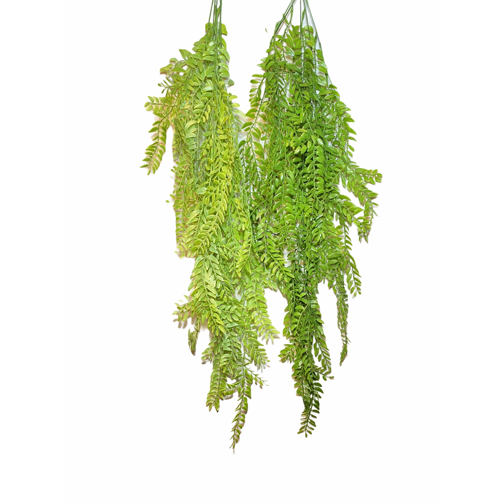 Set 2 ghirlande frunze decorative, Atelier, Verde, 95cm