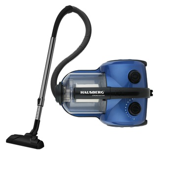 Aspirator fara sac Hausberg HB-2860BL, putere 1600-2000W, Capacitate 2.5l, Protectie supraincalzire, Filtru HEPA, Albastru Aspirator fara sac Hausberg HB-2860BL, putere 1600-2000W, Capacitate 2.5l, Protectie supraincalzire, Filtru HEPA, Albastru