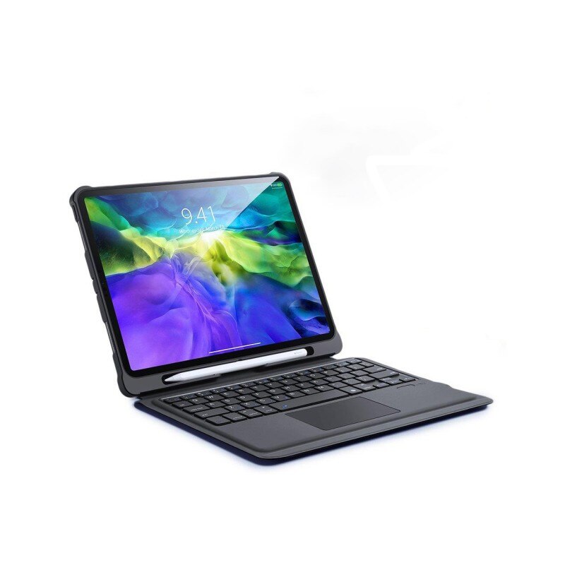 Husa Duxducis Touch Cu Tastatura Wireless Pentru Ipad Air 4 2020, Negru