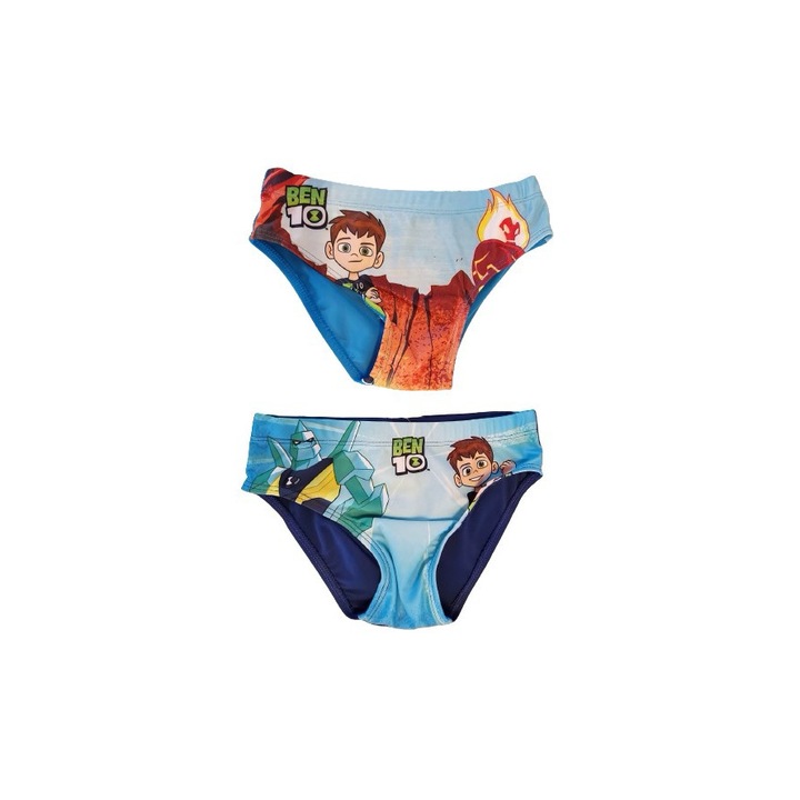 Set 2 Slip baie baieti, Ben 10, Multicolor, marime 3 ani