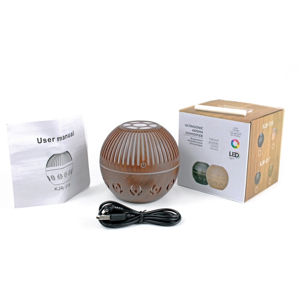 Difuzor Aromaterapie cu ultrasunete si Umidificator cu led KJR-018