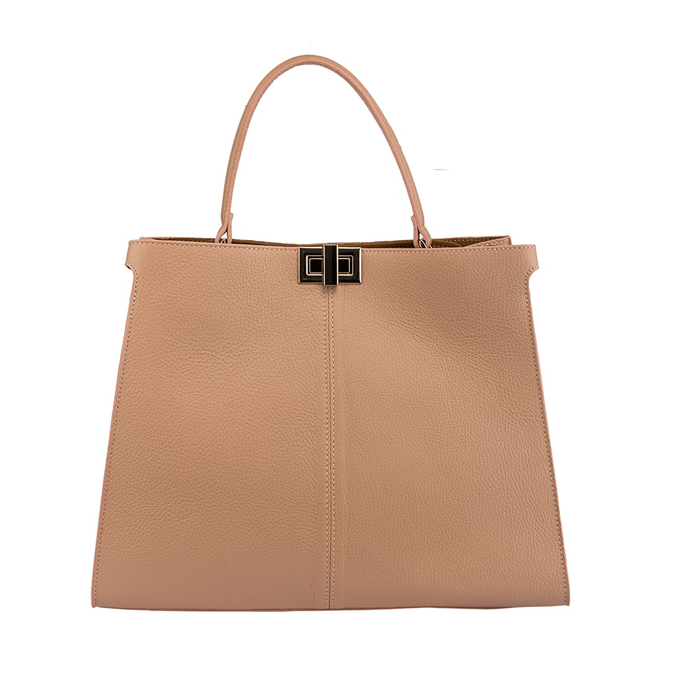 Geanta dama,piele,Toro Nero,Tijana,roz pale