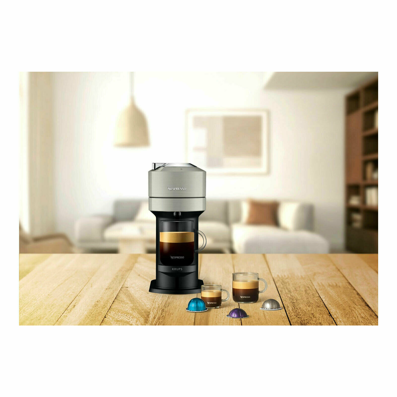 Espressor Krups Nespresso Vertuo Next XN910B, 1260 W, 1,7 L, 19