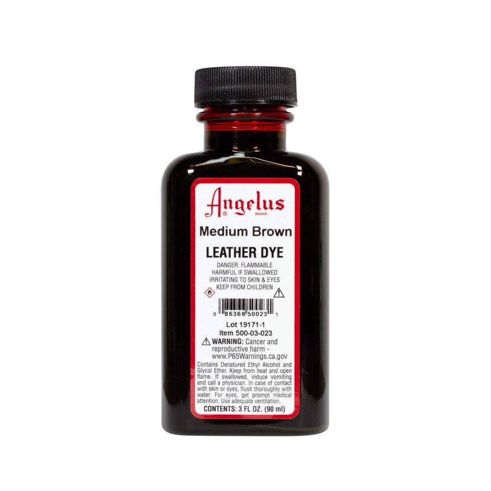 Vopsea pentru piele pe baza de alcool Medium Brown, Angelus 89ml