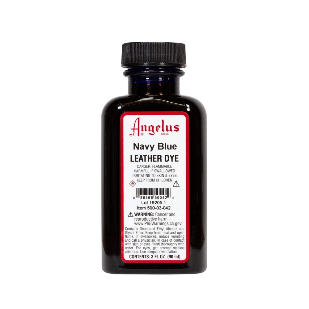 Vopsea pentru piele pe baza de alcool Navy Blue, Angelus 89ml