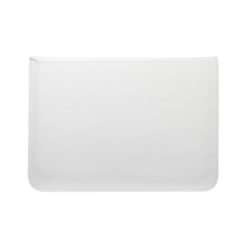 Husa din Piele pentru Macbook Pro/Pro Retina, Capac cu Magnet, Ecran 15-16 inch, Alb