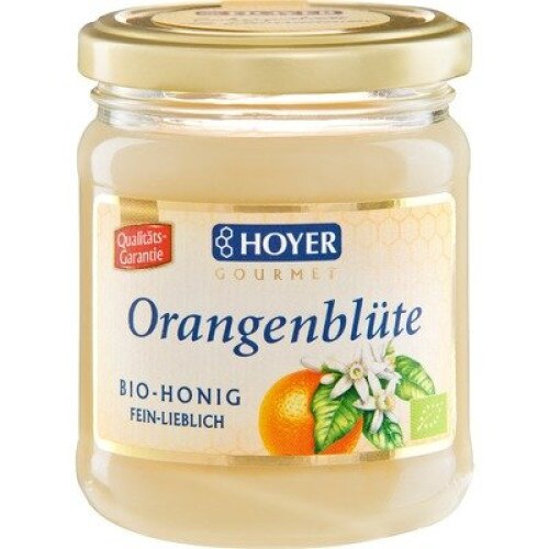 Miere din flori de portocal eco, 250g, Hoyer