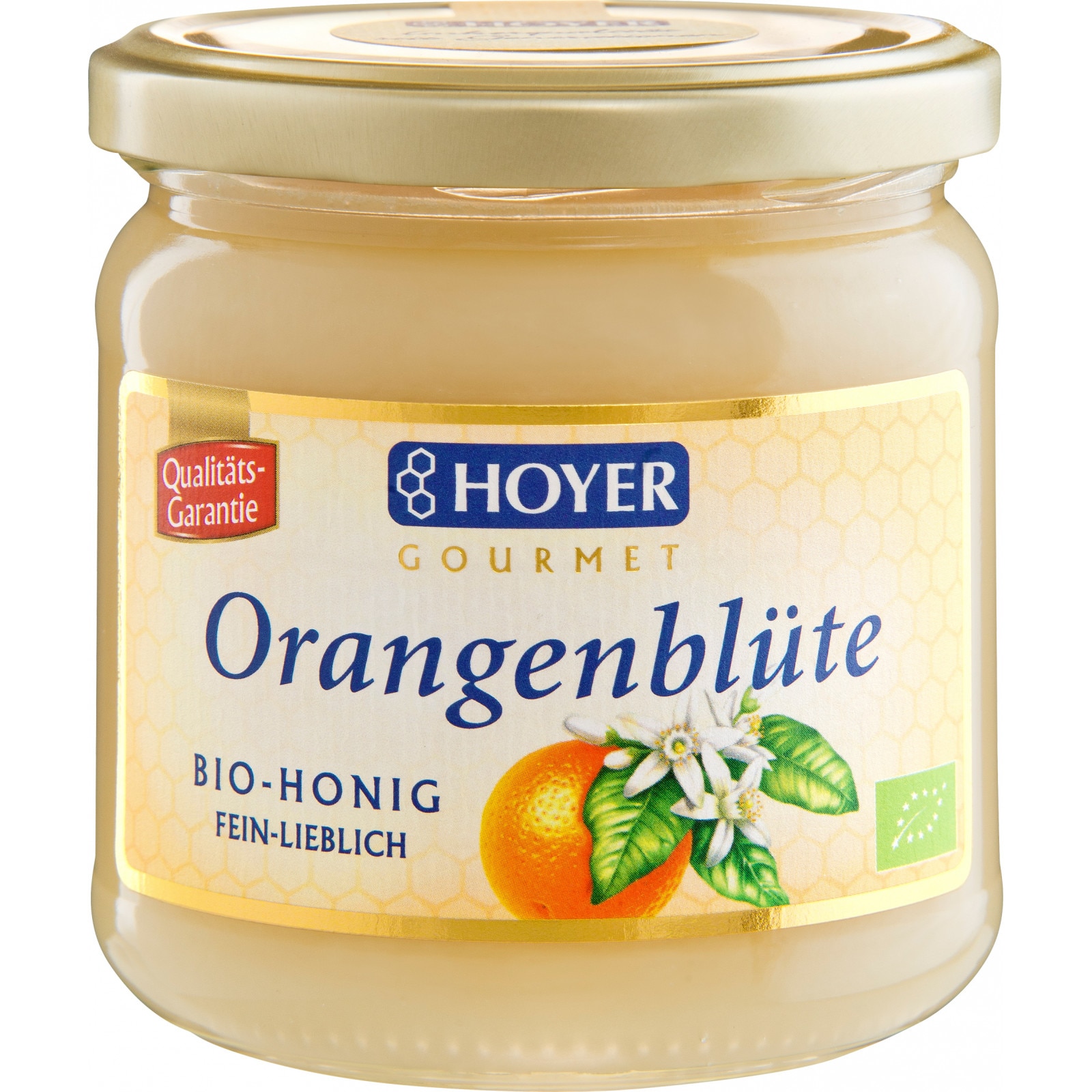 Miere din flori de portocal, Hoyer, eco, 500g