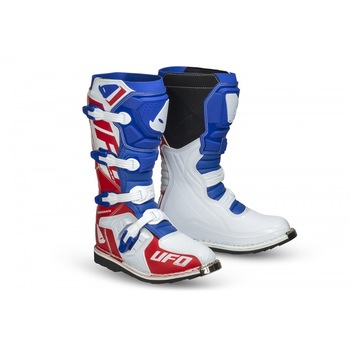 Cizme Motocross Ufo Plast OBSIDIAN, culoare rosu/alb, marime 45 Cizme Motocross Ufo Plast OBSIDIAN, culoare rosu/alb, marime 45