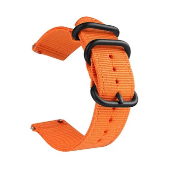 Curea de schimb Edman universala, 20mm, material textil, Portocaliu Curea de schimb Edman universala, 20mm, material textil, Portocaliu