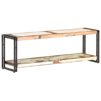 Comoda TV din lemn masiv reciclat, vidaXL, Lemn, 120 x 30 x 40 cm, Multicolor Comoda TV din lemn masiv reciclat, vidaXL, Lemn, 120 x 30 x 40 cm, Multicolor
