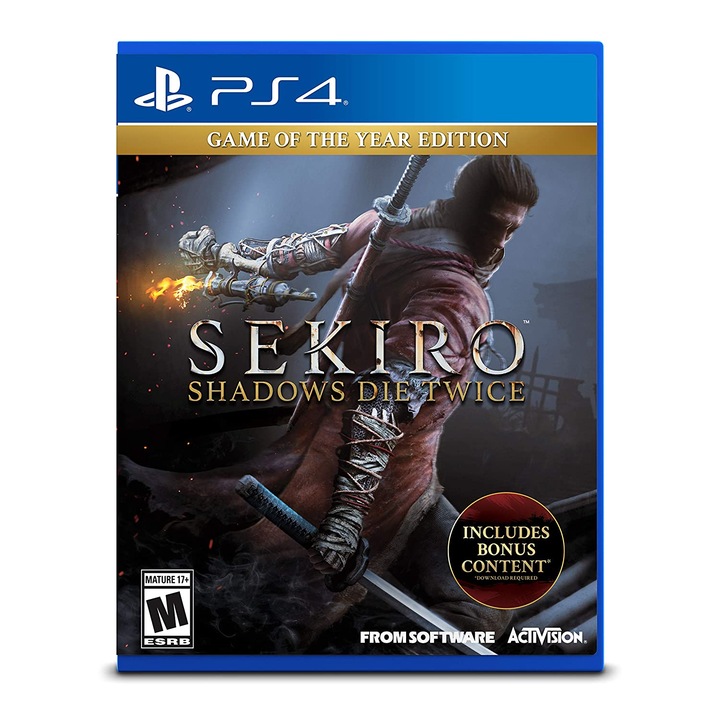 Joc Sekiro Shadows Die Twice - Game of the Year Edition pentru PlayStation 4