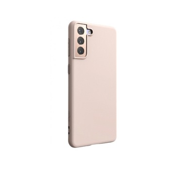 Husa Premium Ringke Air Pentru Samsung Galaxy S21+ Plus, Silicon, Roz Husa Premium Ringke Air Pentru Samsung Galaxy S21+ Plus, Silicon, Roz