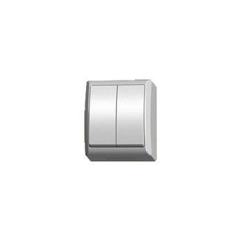 FALA Comutator PT, IP44, alb, aplicat FALA Comutator PT, IP44, alb, aplicat