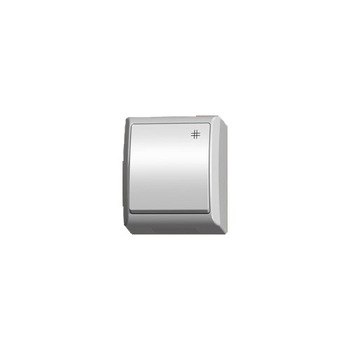 FALA Intrerupator scara cruce PT, IP44, alb, aplicat FALA Intrerupator scara cruce PT, IP44, alb, aplicat