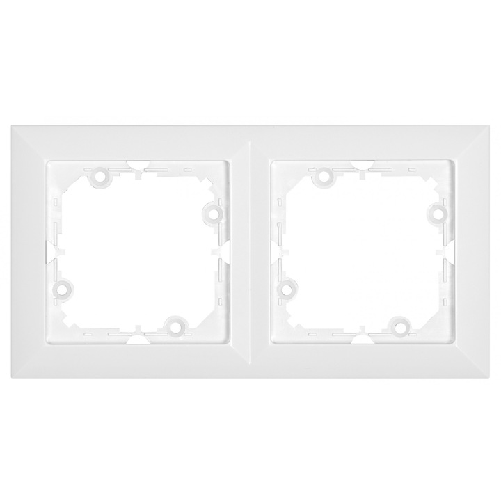 PERLA Vízszintes keret 2 állású, fehér