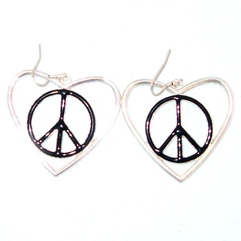 Cercei bijuterie inima argintie de dama FashionBijoux Cercei bijuterie inima argintie de dama FashionBijoux