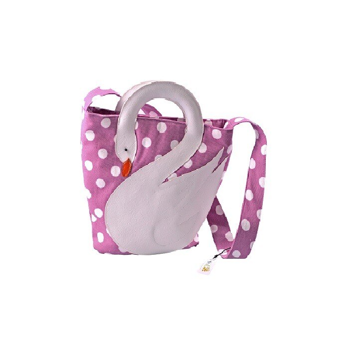 Geanta handmade, Atelier Diversis, lebada, fond roz