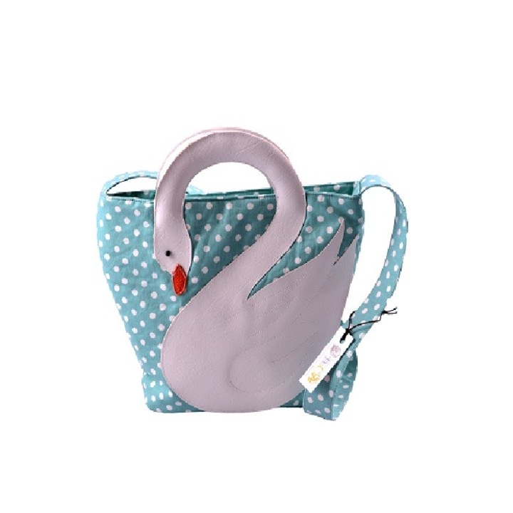 Geanta handmade, Atelier Diversis, lebada, fond vernil