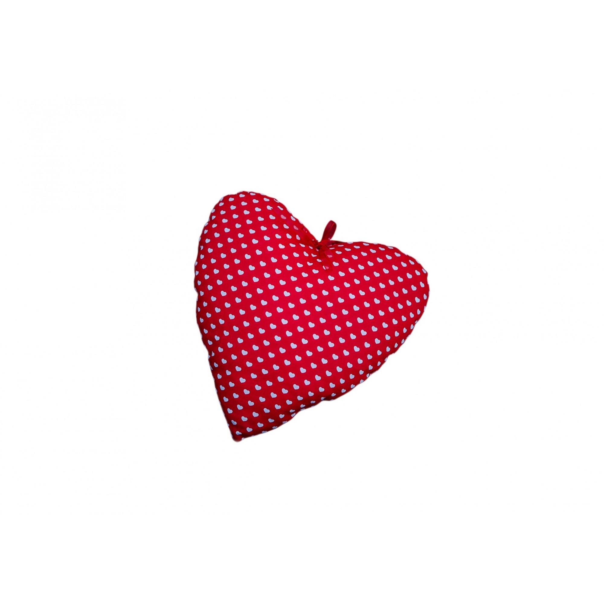 Perna decorativa handmade, Atelier Diversis, inima rosu