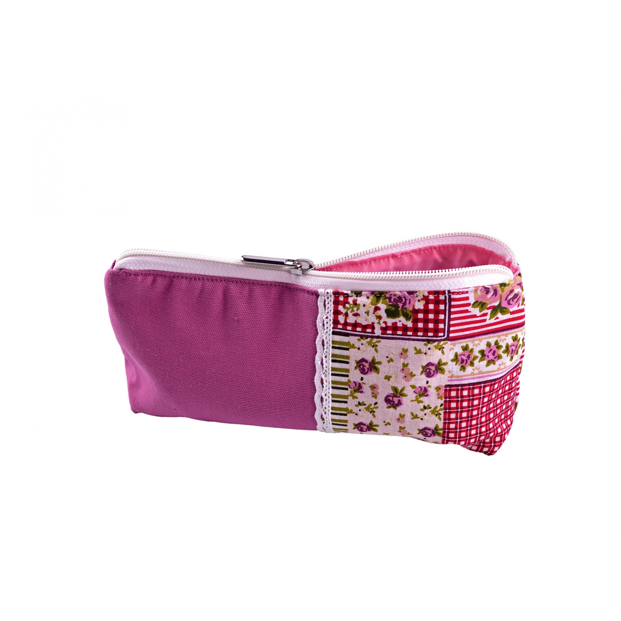 Portfard, Atelier Diversis, dreptunghiular duo roz patchwork