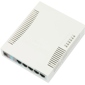 Switch MikroTik RB260GS, 5 x porturi Gigabit, 1 x port SFP, Sistem de operare MikroTik SwOS Switch MikroTik RB260GS, 5 x porturi Gigabit, 1 x port SFP, Sistem de operare MikroTik SwOS