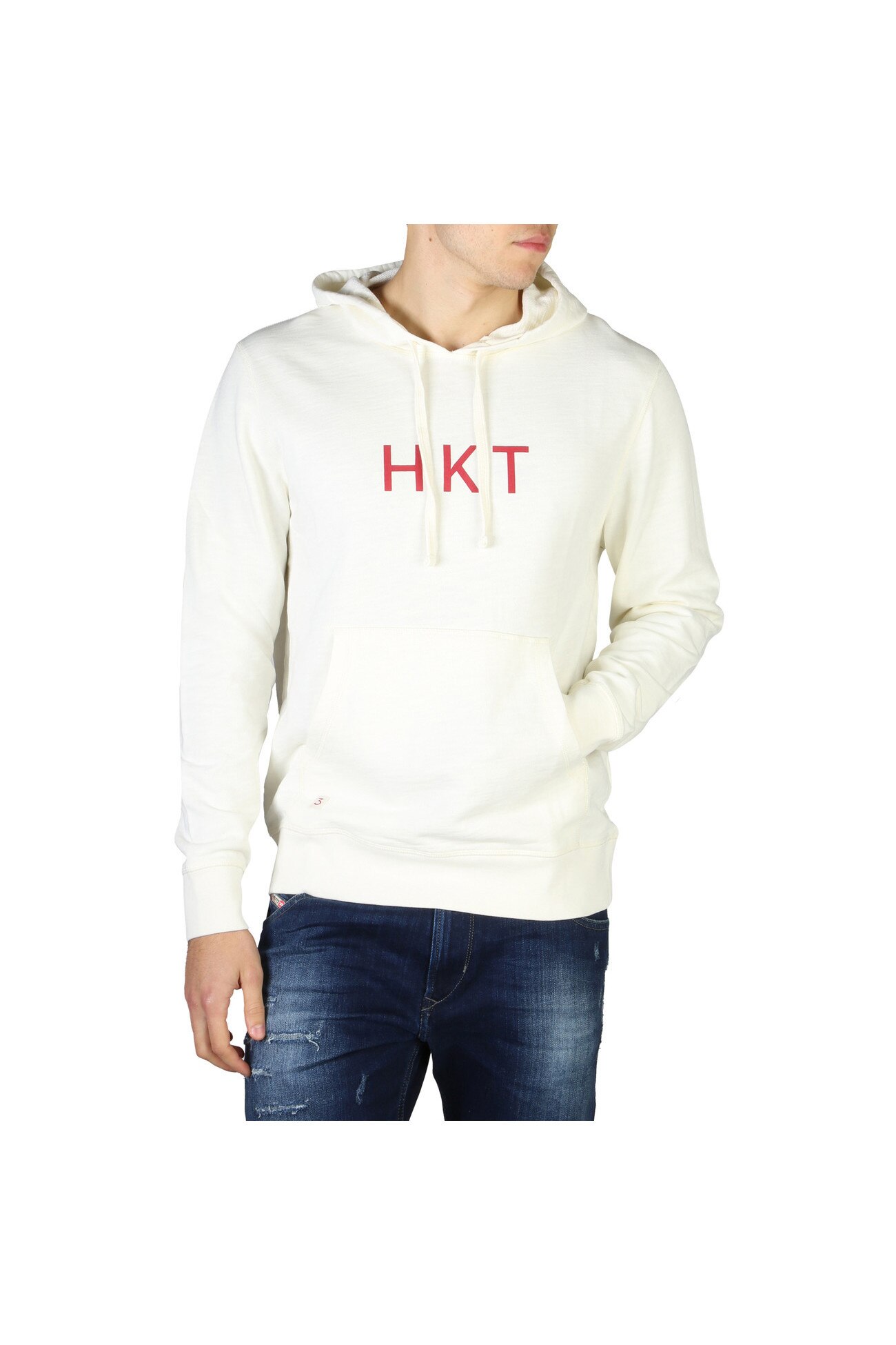 Hanorac barbati Hackett model HM580660, Alb