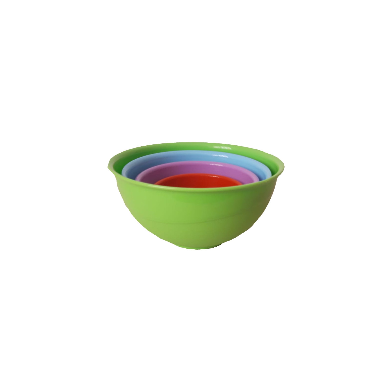 Set de 4 boluri de plastic, 3 litri