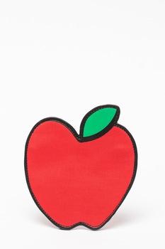 United Colors of Benetton, Geanta crossbody de piele ecologica in forma de mar, Rosu/Negru/Verde United Colors of Benetton, Geanta crossbody de piele ecologica in forma de mar, Rosu/Negru/Verde