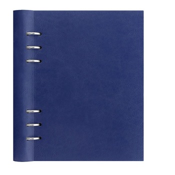 Agenda A5 nedatata cu rezerve si inele FILOFAX Clipbook, Navy Agenda A5 nedatata cu rezerve si inele FILOFAX Clipbook, Navy