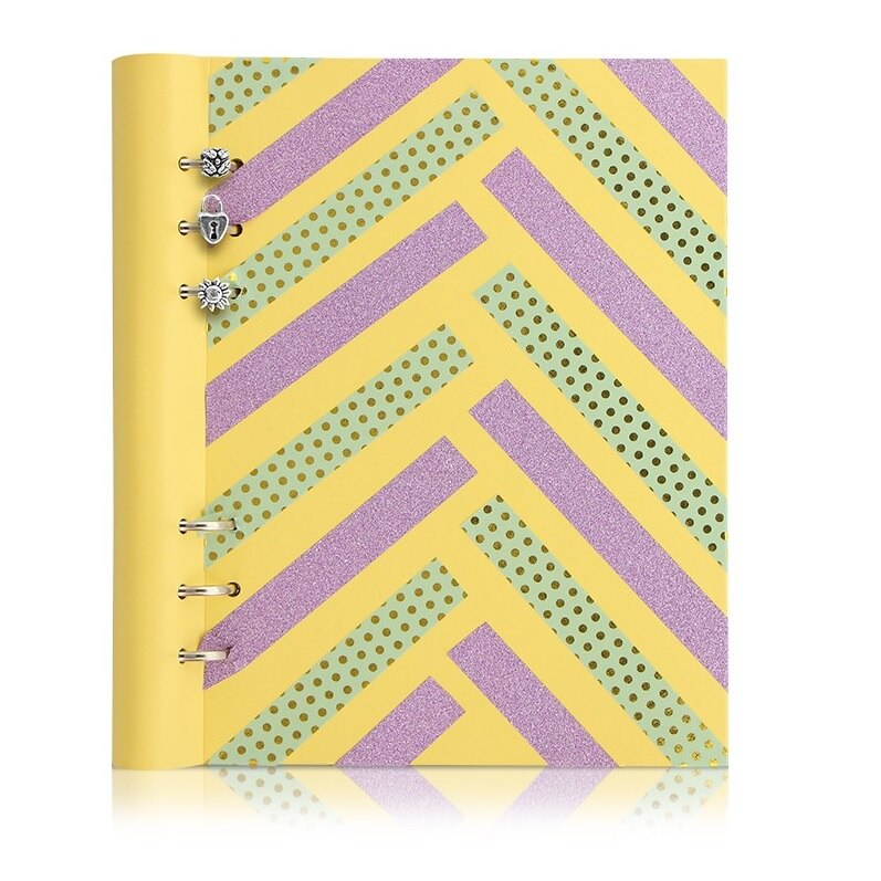 Kit creativ agenda A5 nedatata FILOFAX Clipbook Classic, Galben