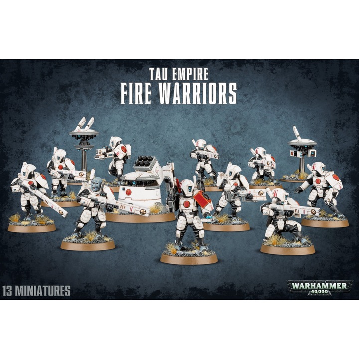 Warhammer Tau Fire Warriors Strike Team miniatűr csomag